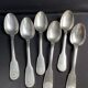 6 tablespoons in silver metal christofle model vendôme/arcantia before 1983