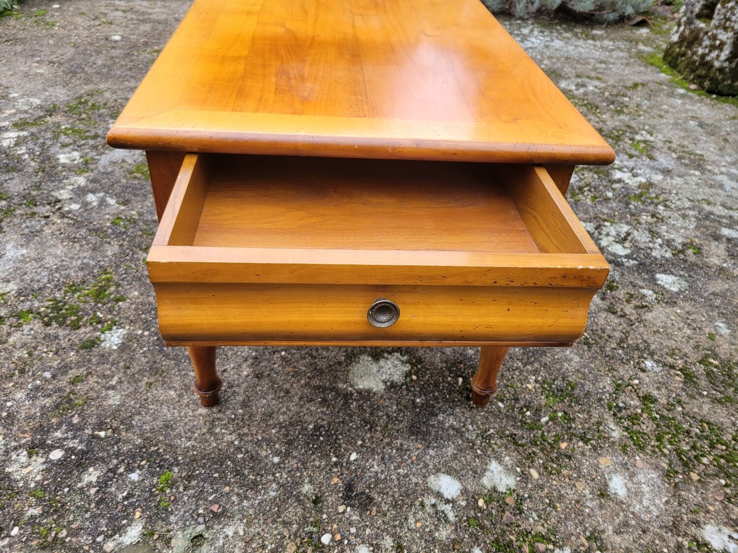 Cherry wood coffee table