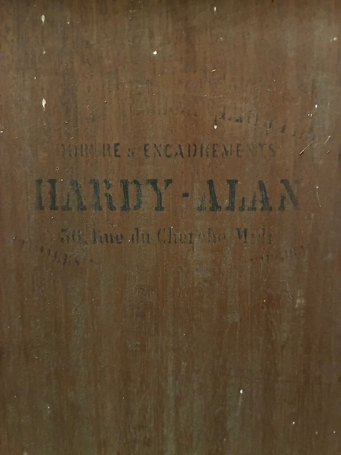 Portrait painting by Choppard-Mazeau, 1890