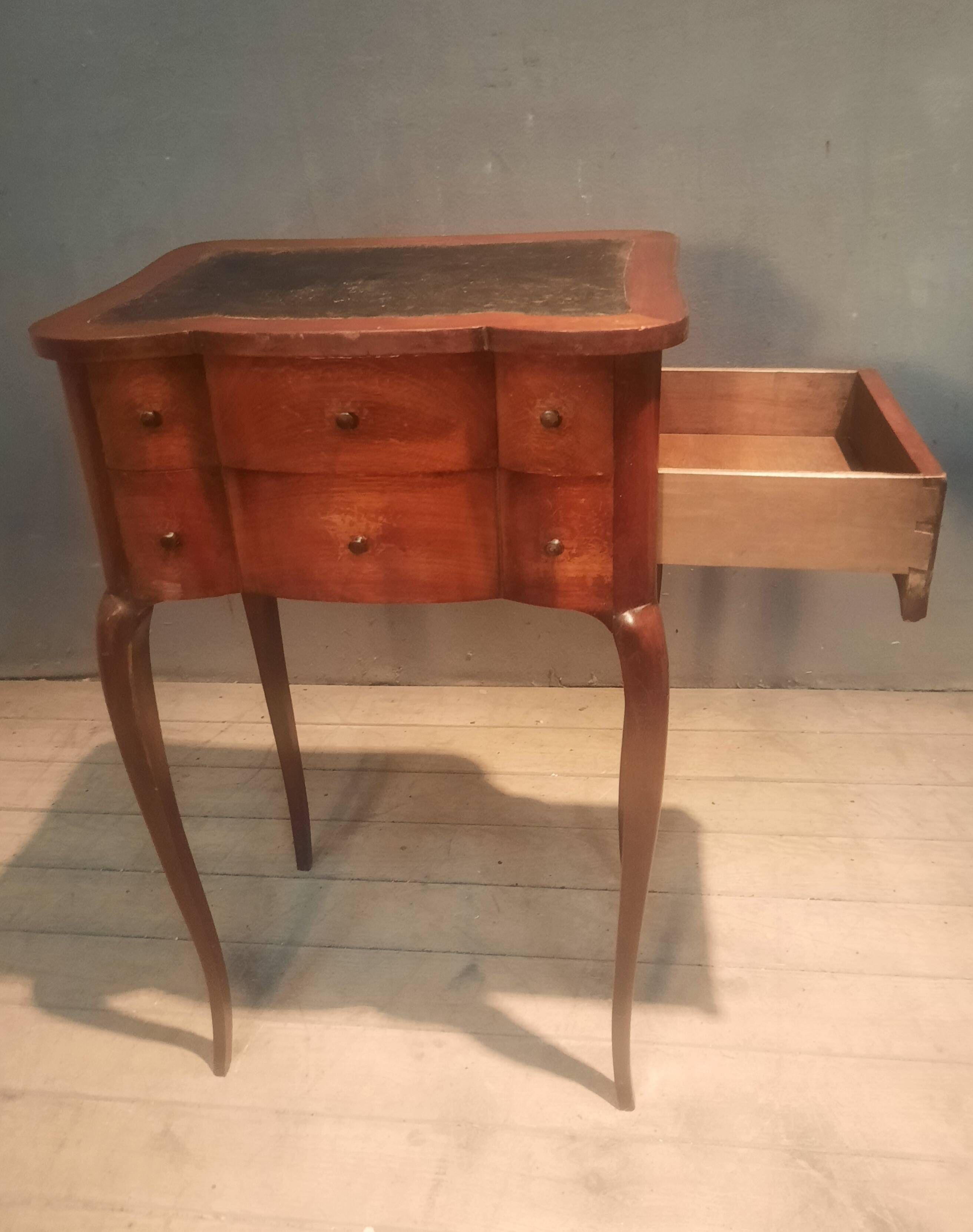 Louis XV style side table with a lectern.