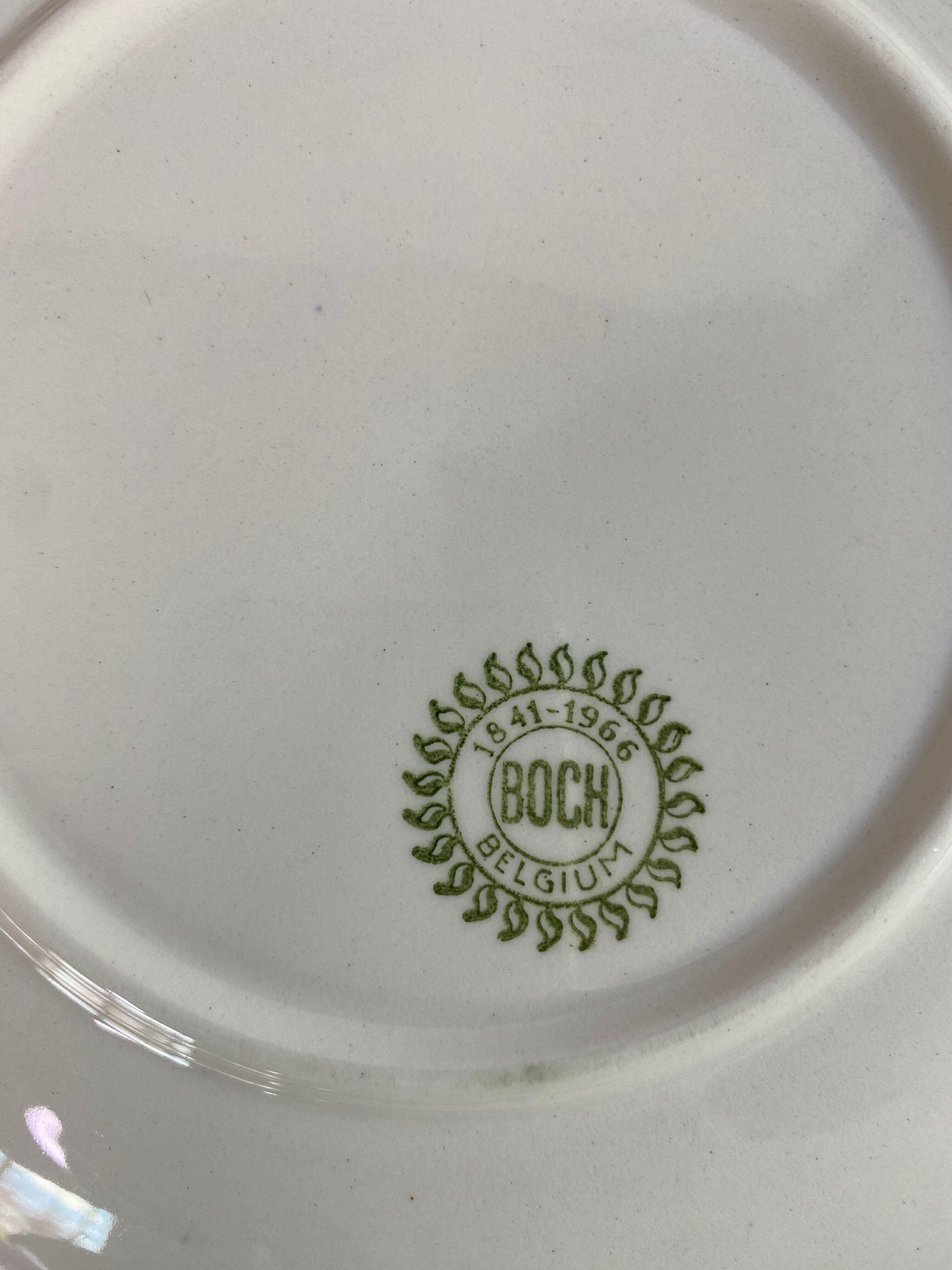 Boch dessert plates 1966