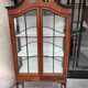 Vitrine anglaise art nouveau. acajou