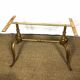 Table basse style classique en laiton et plateau marbre