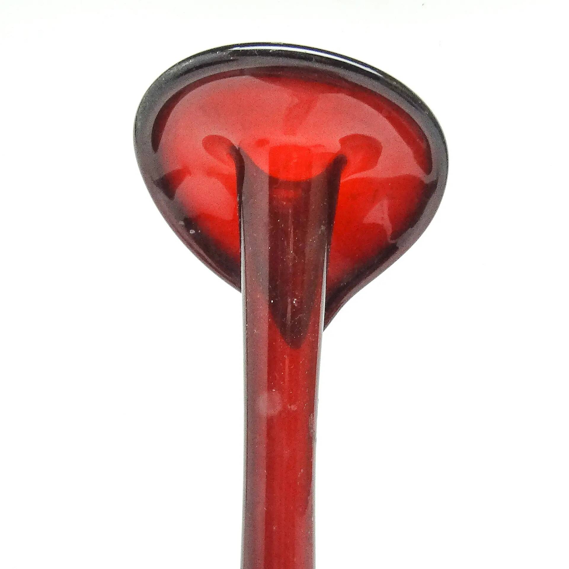 Mid-century modern vase, glass, HSG Tarnowiec, Poland, 1970s