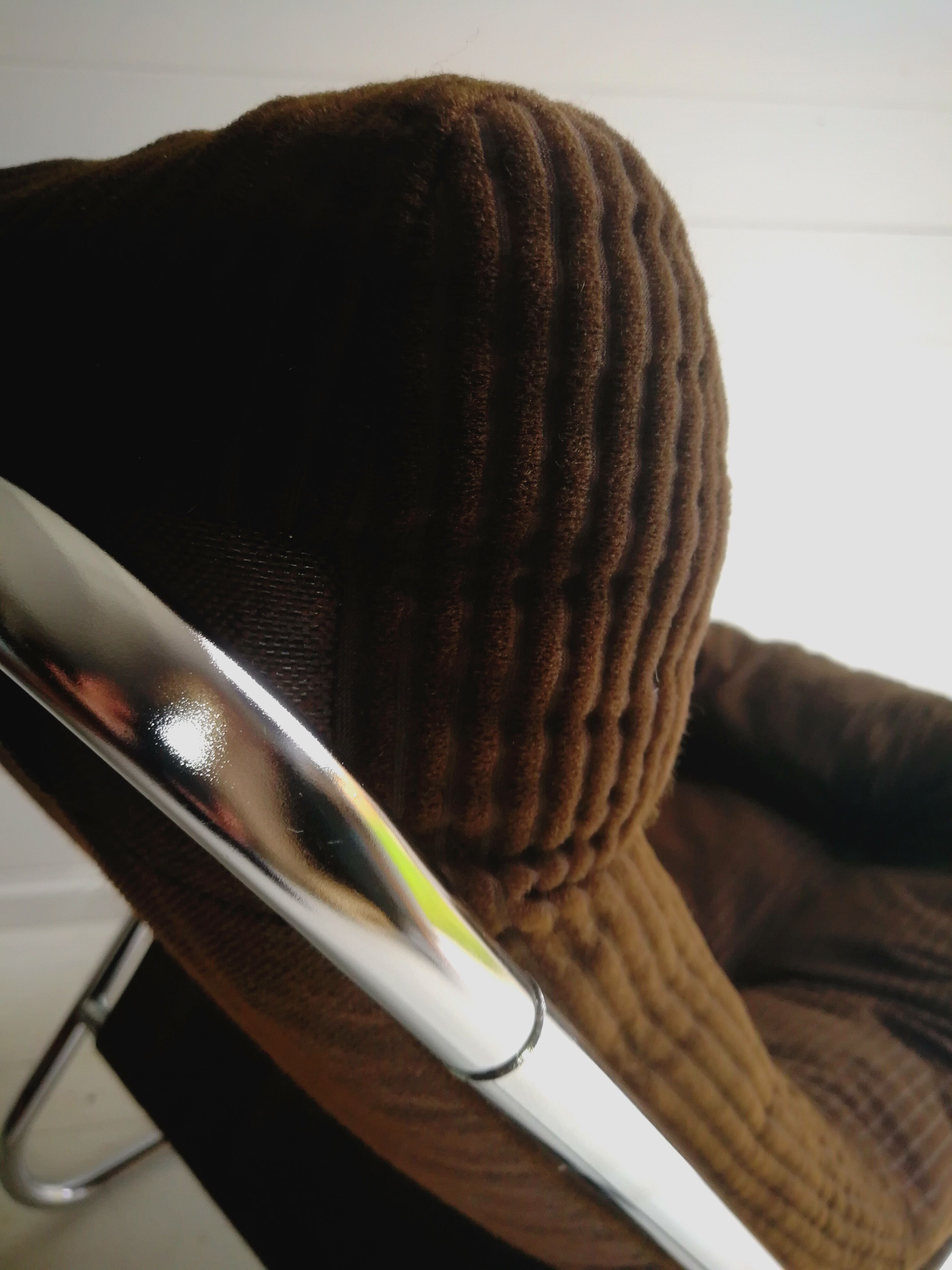 Retro Vintage Mid Century Peter Hoyte Chrome Sling Lounge Chair