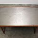 Large metal carved coffee table by Heinz Lilienthal