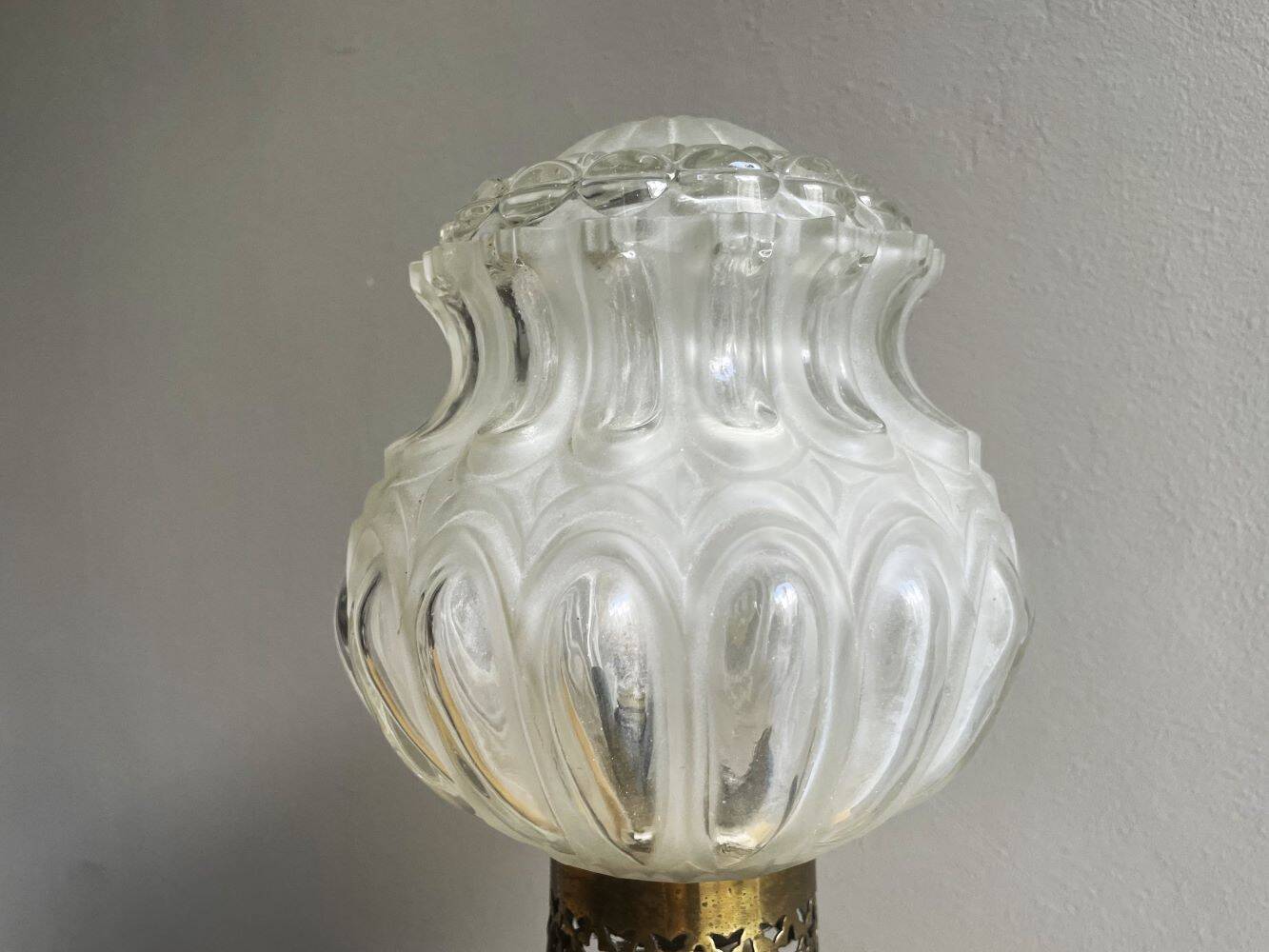 Portuguese marble table lamp in Art Deco style, 1960s
