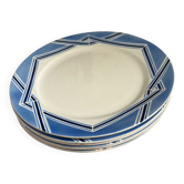 Assiettes plates (6 ) HBCM modèle « ANNIE »