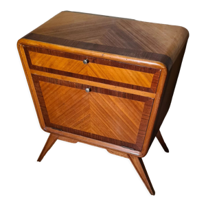 Table de chevet en marqueterie