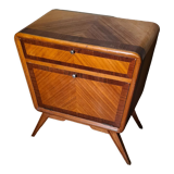 Table de chevet en marqueterie