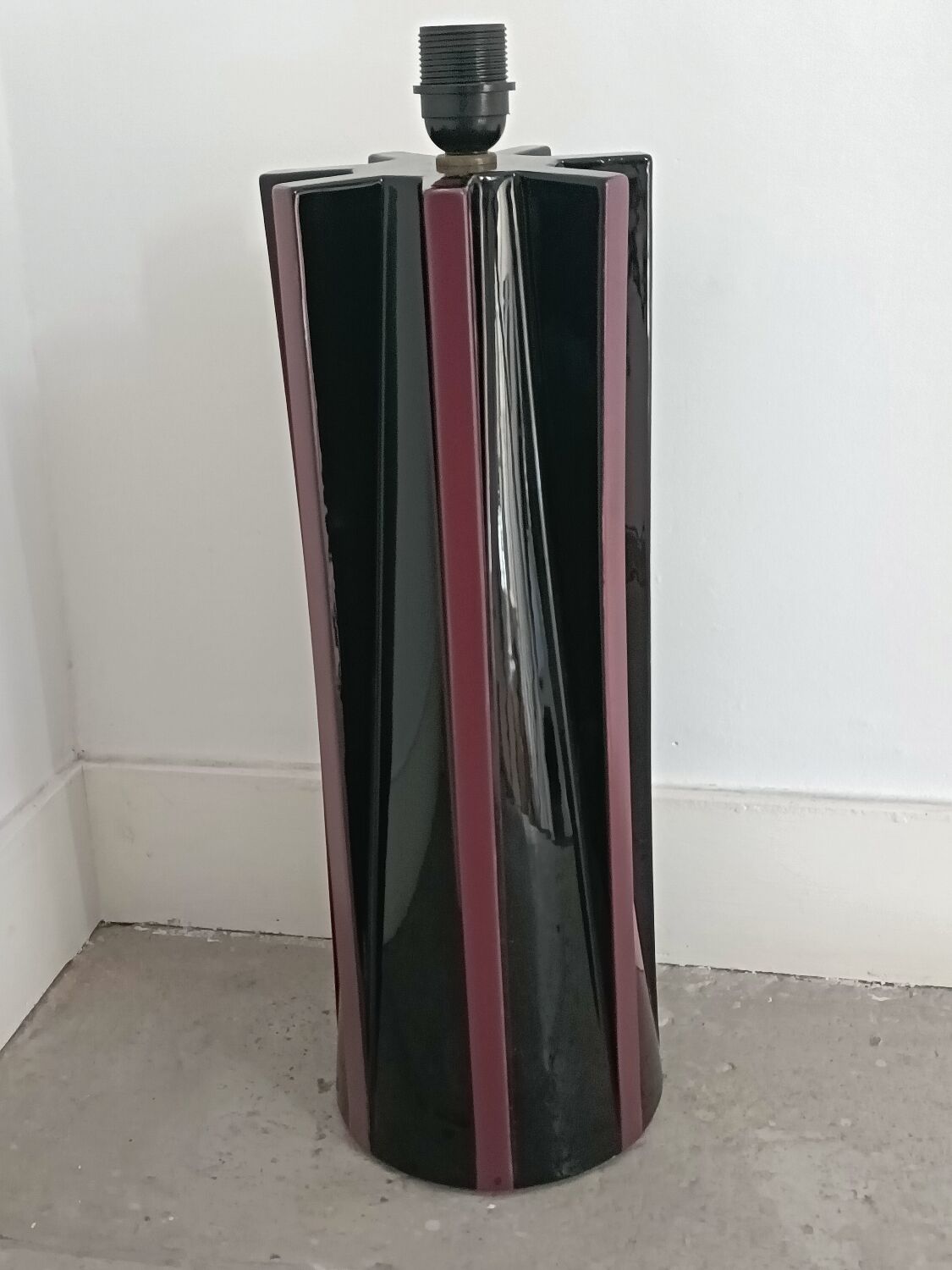 Kostka ceramic lamp base