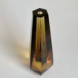 Glass Vase by P.Hlava for Exbor Czech, 1960s