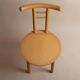 Light Wood Vintage Chair - 1980s Italian Minimalist, Japanese-Inspired, Solid Wood, Batch of 2
