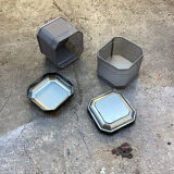 Pair of designer office storage boxes