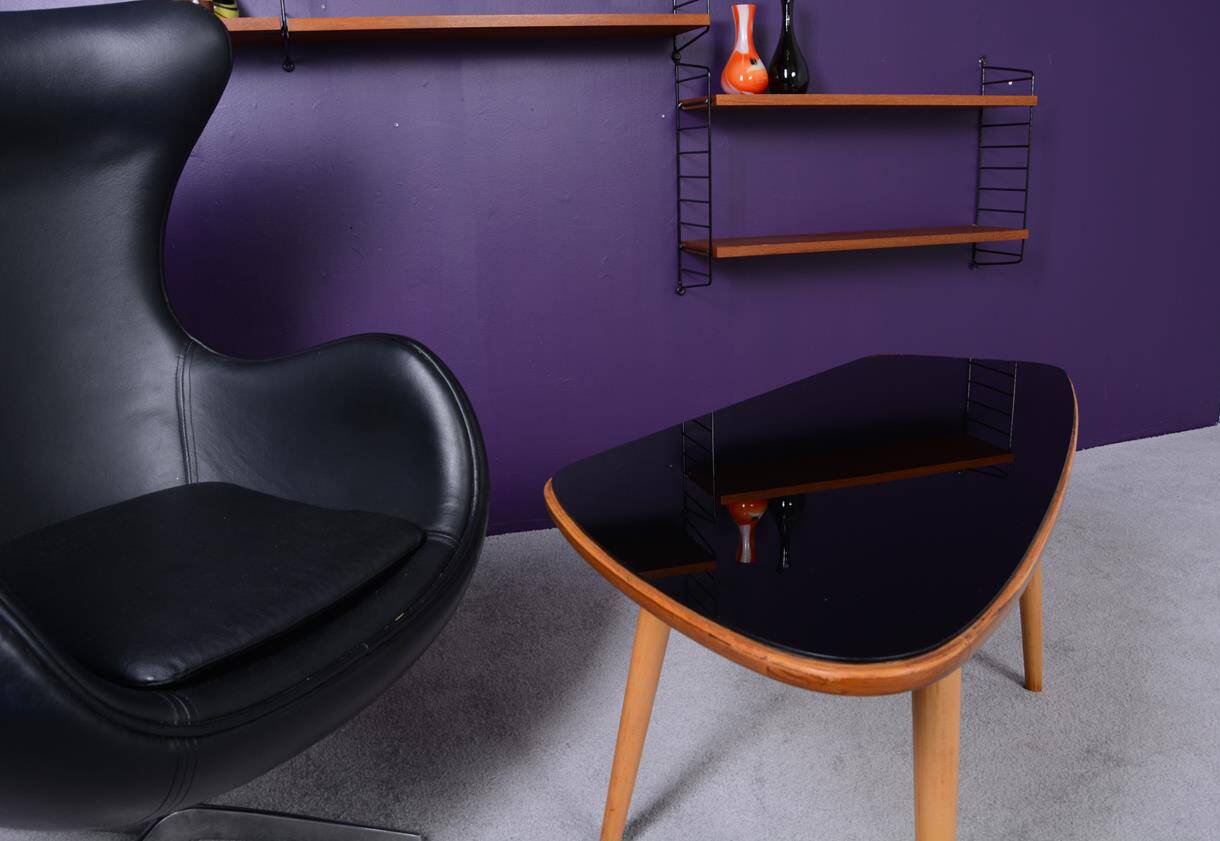 Free-form coffee table, dating from the 1960s