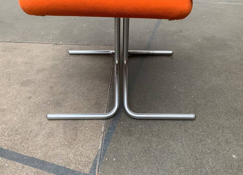 Ensemble de chaises Vintage allemandes Space Age Seat 150 par Herbert Hirche pour Mauser