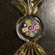 Set of Murano glass candy shaped knife holders