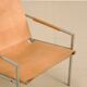 Paire de fauteuils "SZ02" cuir beige naturel par Martin Visser pour Spectru