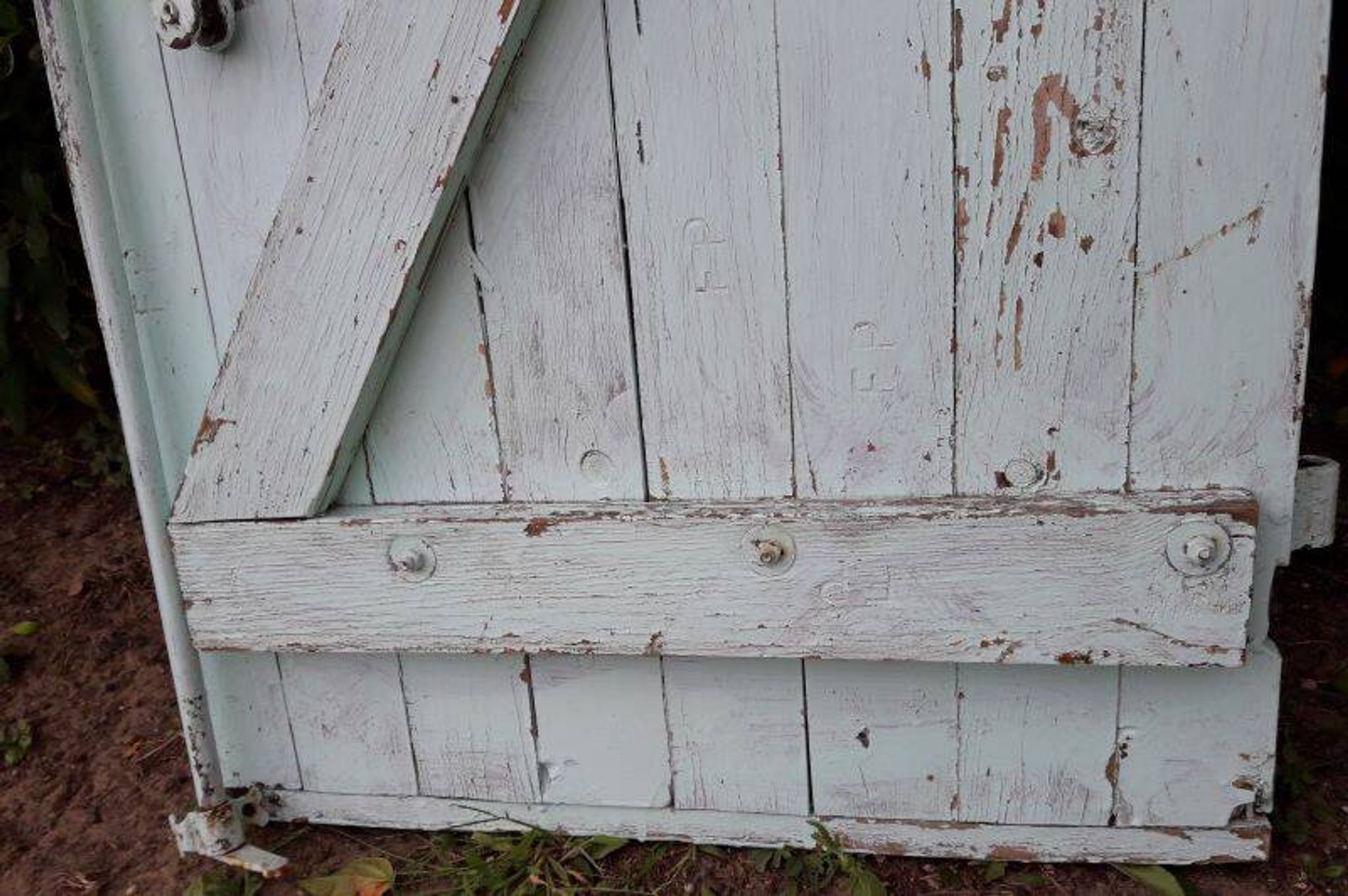 Volet ancien en bois