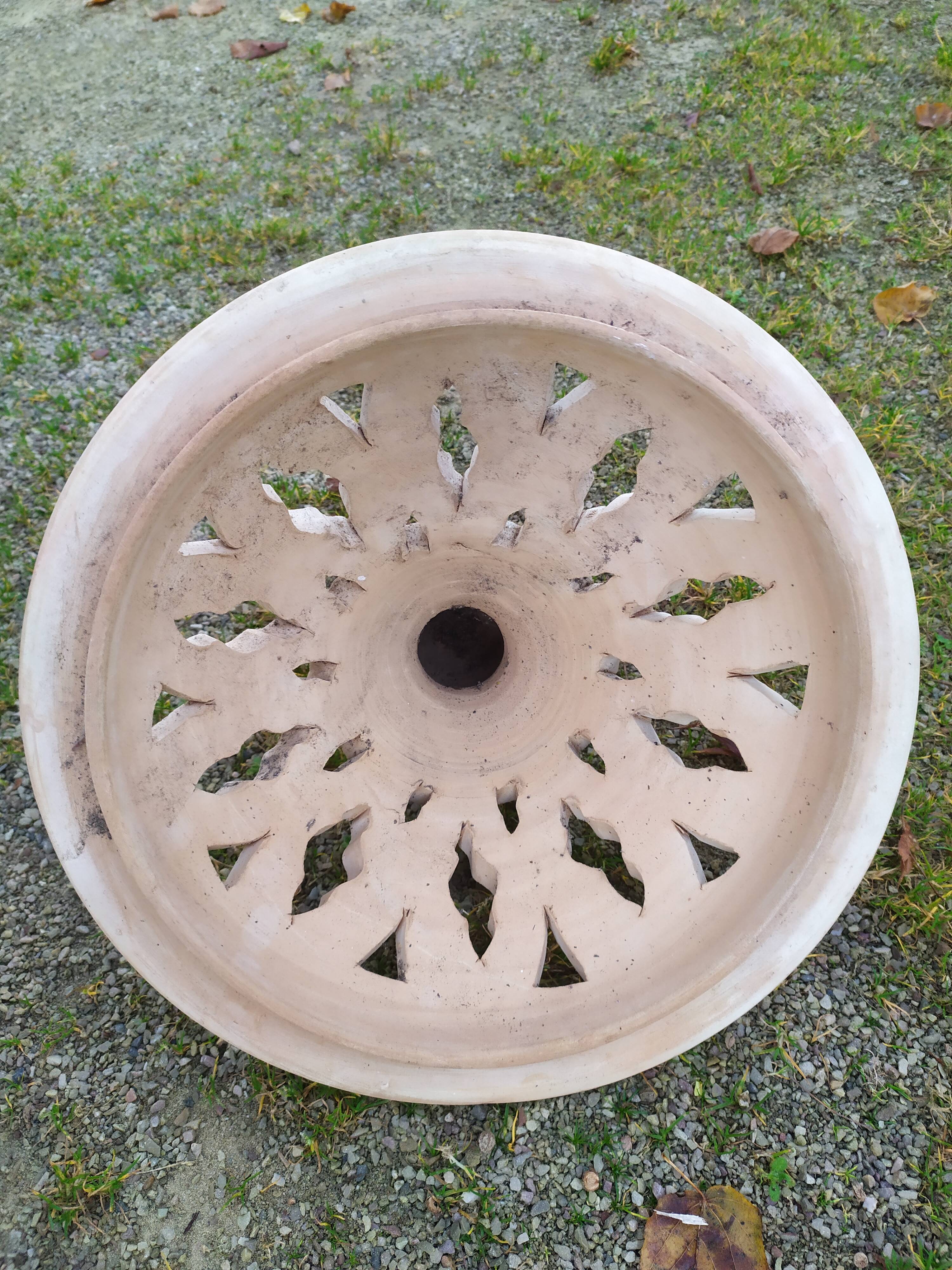 Poterie marocaine , lanterne , terre cuite