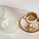 Vintage Silver Glass Candle Holder