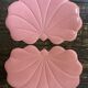 Pair of 1970 Tiffany lotus placemat in plastic
