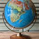 Illuminated Relief Globe – Scan-Globe Model 3Z Gyroscopic