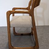 Baumann sled chair from the 60s/70s