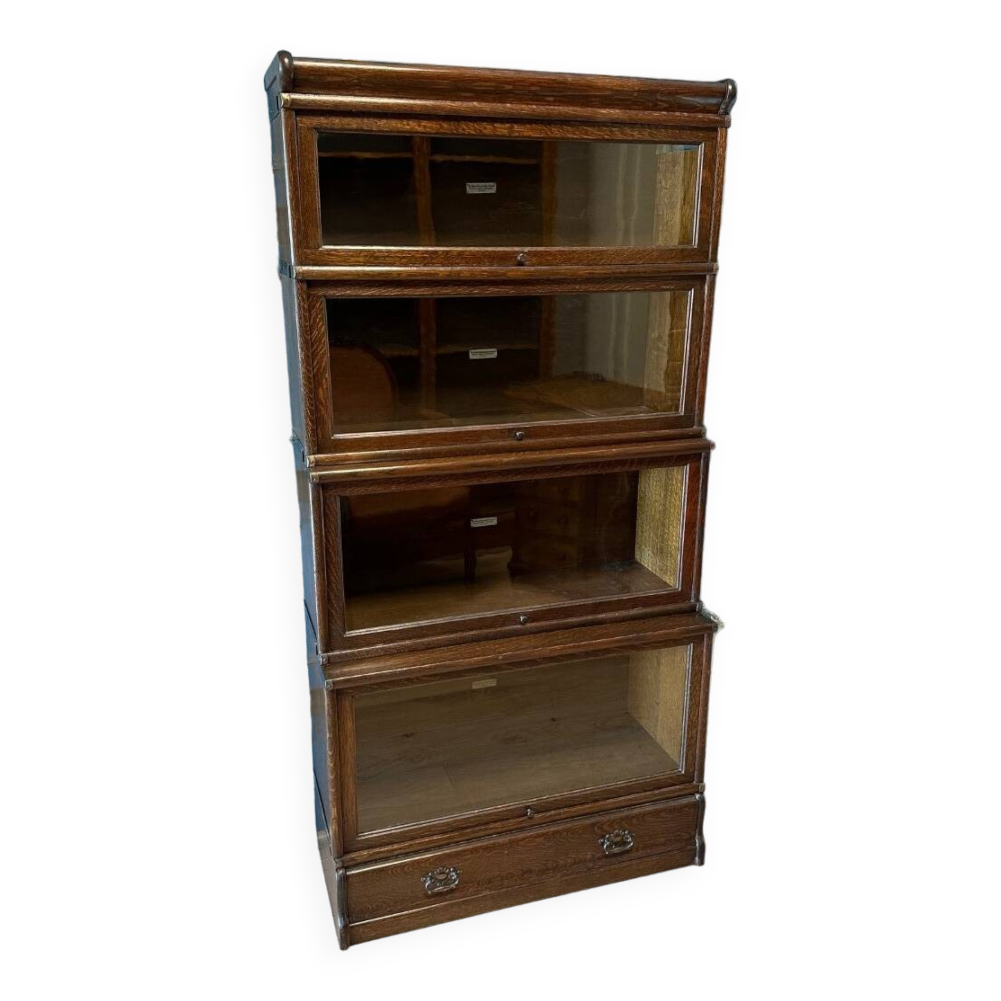 Antique oak Globe Wernicke Bookcase