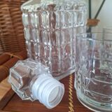 Vintage Whiskey Decanter and Glasses