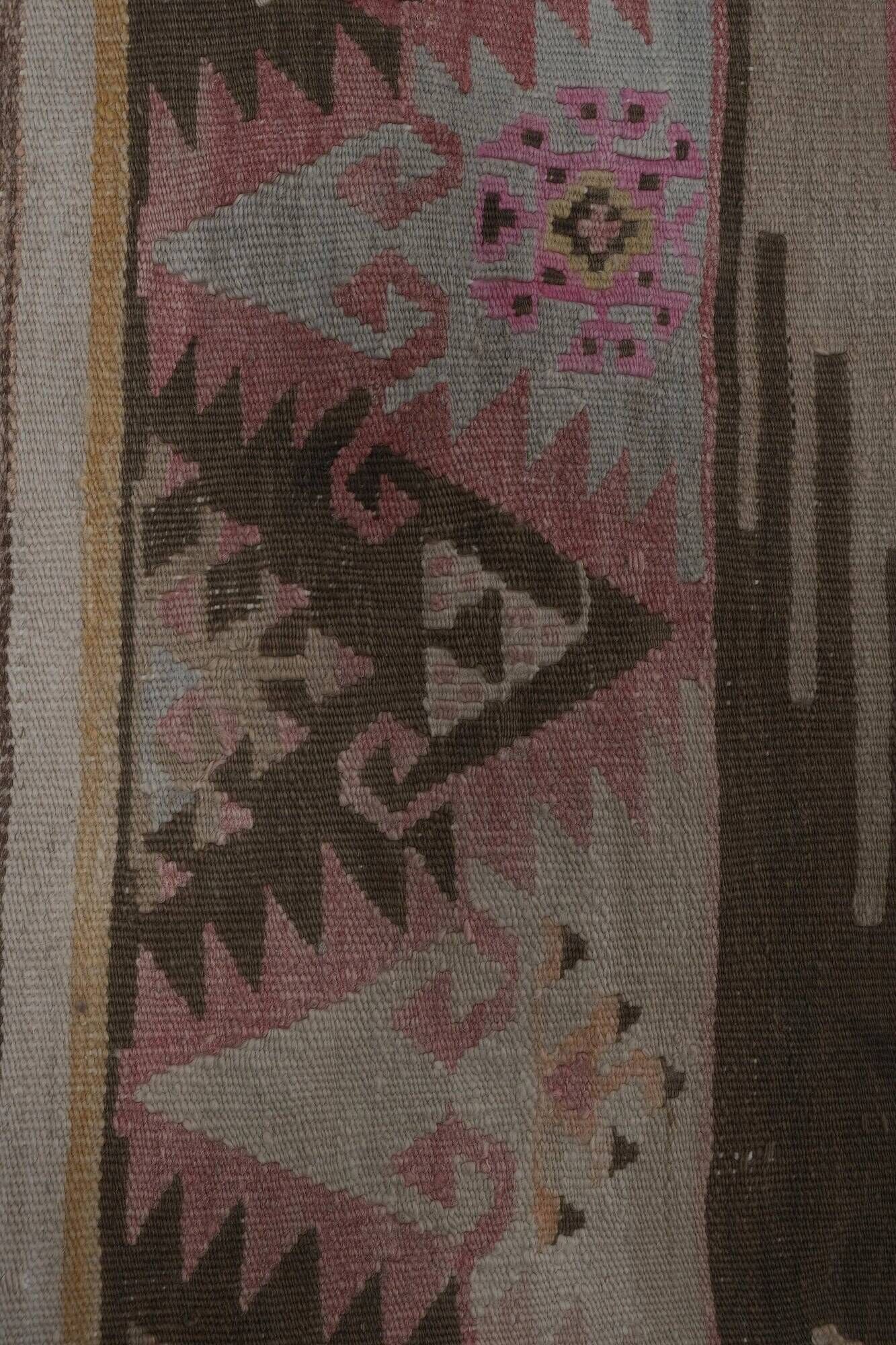 Vintage Turkish hallway rug 82x380 cm