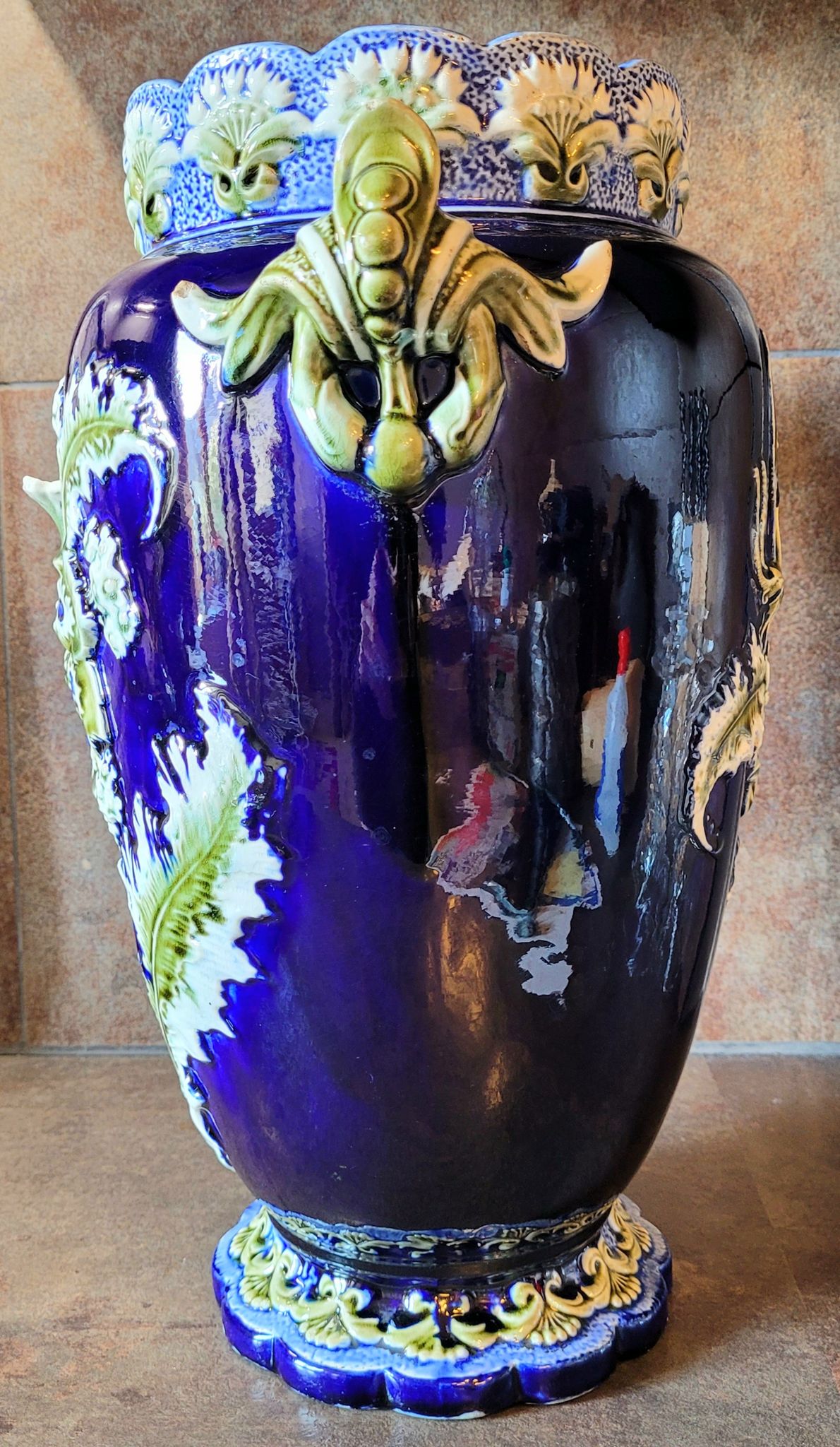 Vase en céramique Art Nouveau 1900