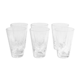 Set of 6 vintage mouth-blown