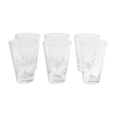 Set of 6 vintage blown glasses