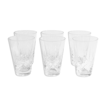 Set de 6 verres vintage soufflés