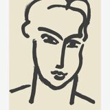 "grande tête de katia" lithograph