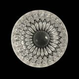 Vintage, 20th century cut crystal trinket dish