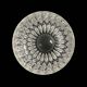 Vintage, 20th century cut crystal trinket dish