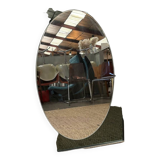 Vintage smoked and natural mirror 1970