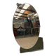 Vintage smoked and natural mirror 1970