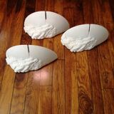3 appliques en plâtre Atelier Sedap modèle 1424