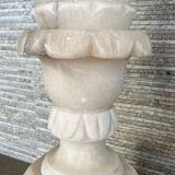 Alabaster column saddle, pedestal