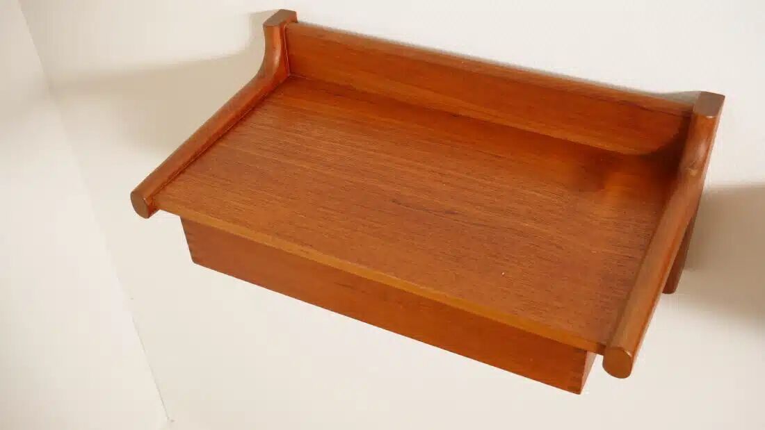 Set of Danish floating bedside tables | Teak | Vintage