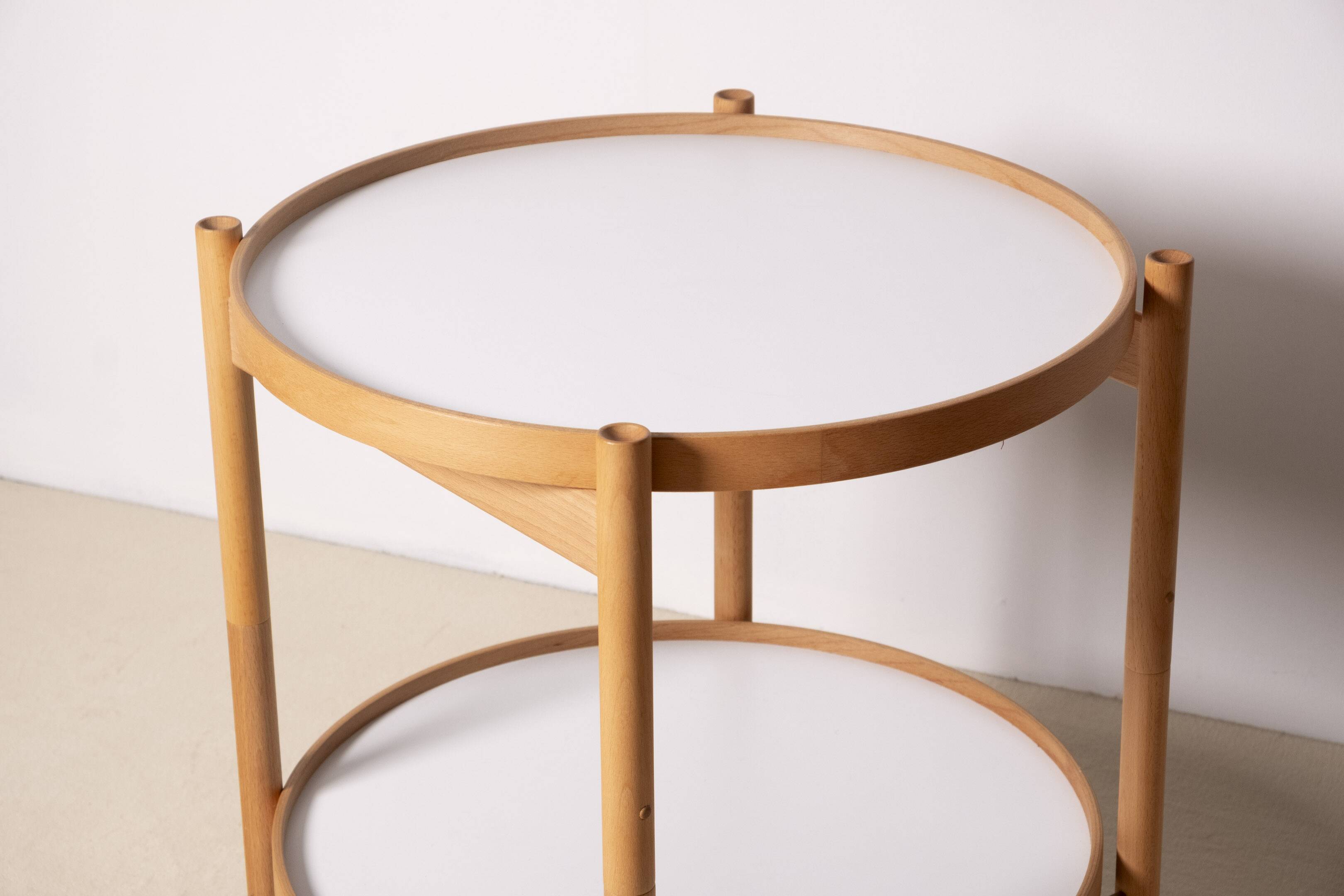 Folding service table Hans Bølling Model 50 by Brdr. Krüger in Denmark