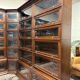 Classic English Globe Wernicke Corner Bookcase
