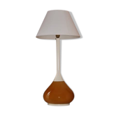 Orange 1960-70 vintage opaline drop lamp