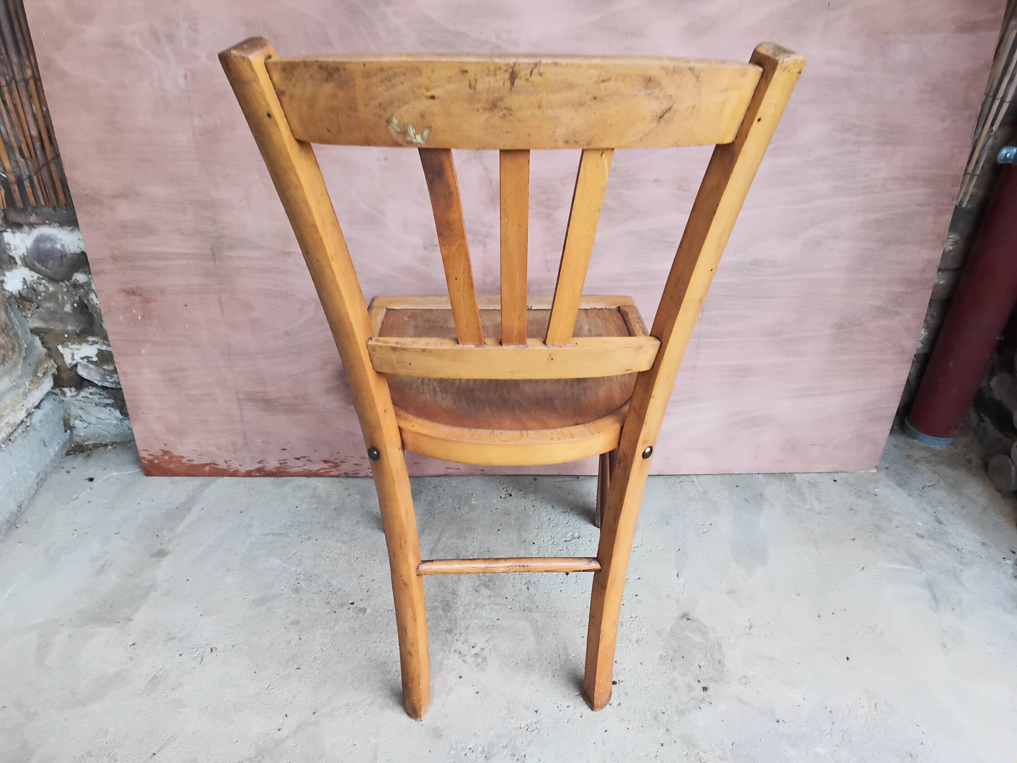 Duo of bistro chairs