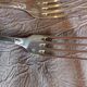 5 silver forks