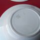 Set of six mismatched antique soup plates