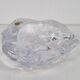 Vintage Brutalist Ice Glass Ashtray from Val Saint Lambert, 1960s